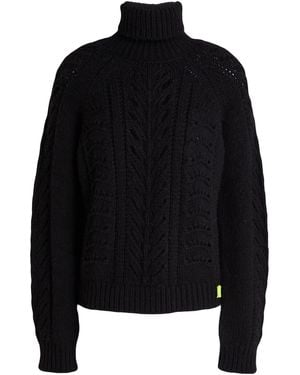 Elisabetta Franchi Turtleneck Acrylic, Alpaca Wool, Polyamide, Polyester - Black