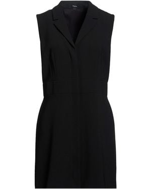 Theory Mini Dress Triacetate, Polyester - Black