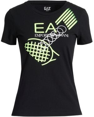 EA7 T-Shirt Cotton, Elastane - Black