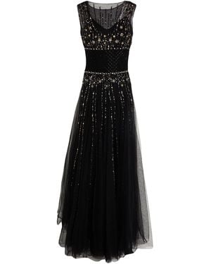 Alberta Ferretti Maxi Dress Polyamide - Black