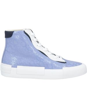 ARMANI EXCHANGE Lilac Trainers Textile Fibres - Blue
