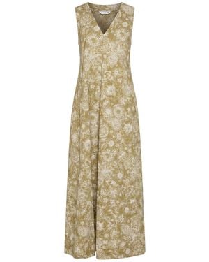 Caliban Maxi Dress Cotton - Metallic