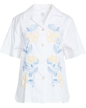 Paul Smith Shirt Cotton, Elastane - White