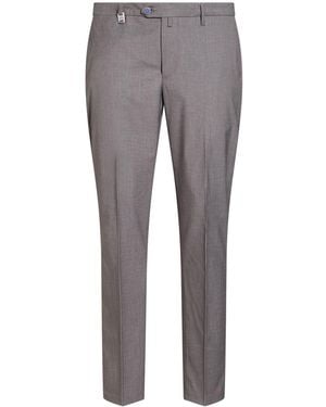 Barbati Pants Polyester, Viscose, Wool, Elastane - Gray