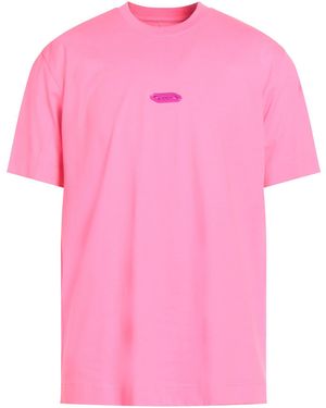 Tシャツ・カットソー GIVENCHY Men T Shirts BM71MG 3YPD272 Pink Givenchy BM71MG Man Pink T-shirts and Polos - Zuklat