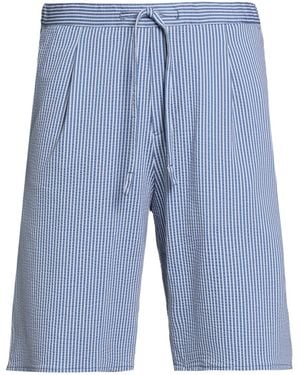 Emporio Armani Shorts & Bermuda Shorts Cotton, Polyester - Blue