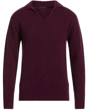 Officina 36 Plum Jumper Polyamide, Alpaca Wool, Virgin Wool, Elastane - Purple