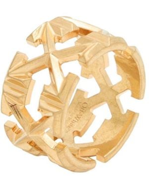 Off-White c/o Virgil Abloh Ring Brass - Metallic