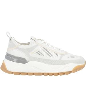 Santoni Trainers Leather - White