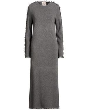 Semicouture Midi Dress Polyamide, Wool, Viscose, Cashmere - Gray