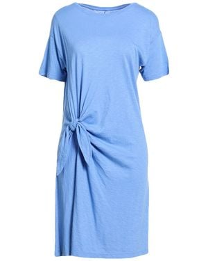 Juvia Light Mini Dress Cotton, Viscose - Blue