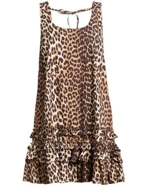Ganni Robe Courte - Neutre
