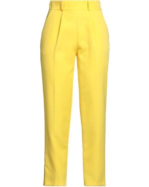 ACTUALEE Trousers Polyester, Elastane - Yellow
