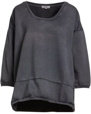 Crossley Charcoal Sweatshirt Cotton - Black