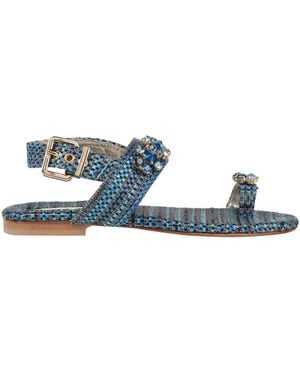 Emanuela Caruso Thong Sandal - Blue