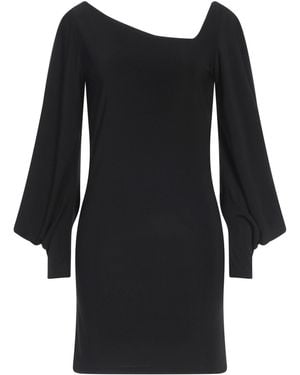 VIRNA DRÒ® Mini Dress Polyester, Elastane - Black