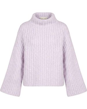 forte_forte Rollkragenpullover - Lila