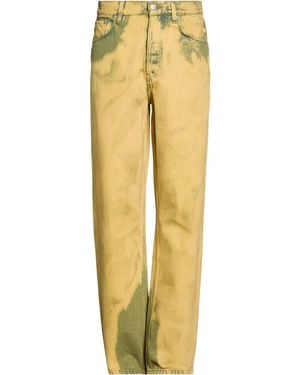 Dries Van Noten Jeanshose - Gelb