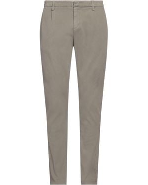 Dondup Khaki Trousers Cotton, Elastane - Grey
