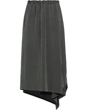 Y's Yohji Yamamoto Midi Skirt Triacetate, Polyester - Gray