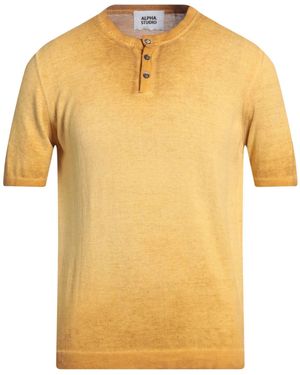 Alpha Studio Pullover - Giallo