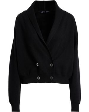 LEFT END Cardigan Virgin Wool - Black