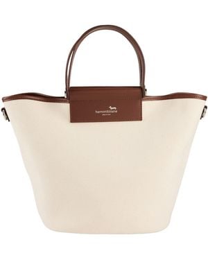 Harmont & Blaine Handbag Cotton, Calfskin - White