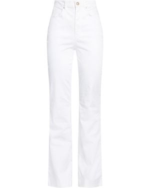 Guess Pants Lyocell, Cotton, Elastomultiester, Elastane - White