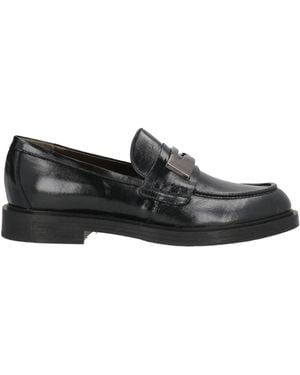 Laura Bellariva Loafers Leather - Black