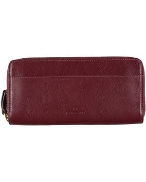 Il Bisonte Burgundy Wallet Leather - Purple