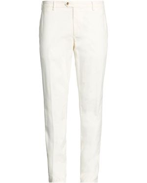 Lardini Trousers Cotton, Elastane - White