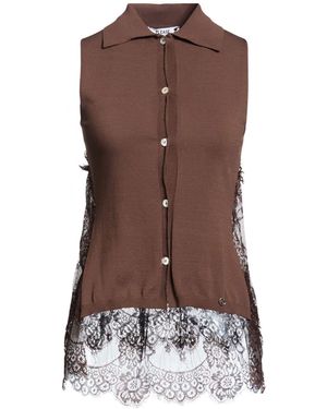 Please Top Viscose, Polyamide - Brown