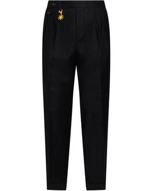 Manuel Ritz Pants Virgin Wool, Elastane - Black