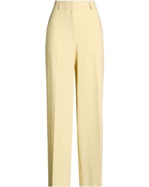 Jucca Trousers Viscose, Polyester, Elastane - Yellow
