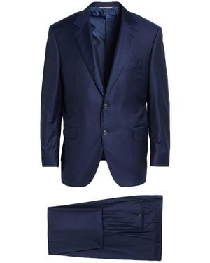 Canali Suit Wool - Blue