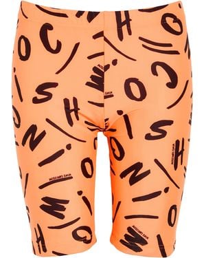 Moschino Shorts & Bermuda Shorts Polyester, Elastane - Orange