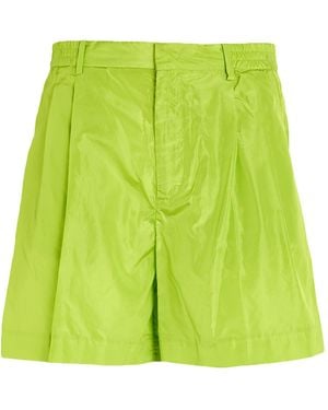 Valentino Garavani Lime Shorts & Bermuda Shorts Silk - Green