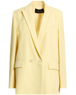 Fabiana Filippi Blazer Viscose, Linen - Yellow