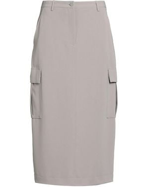 Theory Midi Skirt - Grey