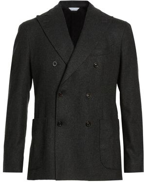 Boglioli Charcoal Blazer Virgin Wool, Polyester, Elastane - Black