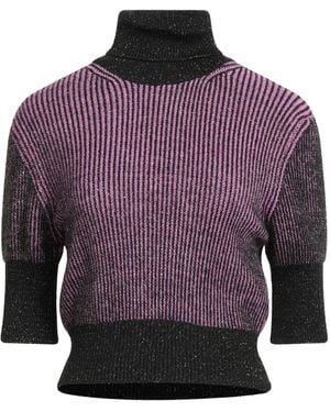 CROCHÈ Mauve Turtleneck Acrylic, Synthetic Fibres, Viscose, Wool, Alpaca Wool - Purple