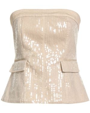 MARCIANO BY GUESS Top Cotton, Elastane - Natural