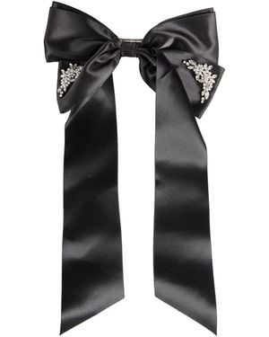 Simone Rocha Hair Accessory Textile Fibres - Black
