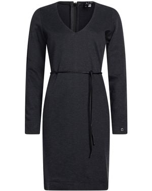Armani Jeans Mini Dress Viscose, Polyamide, Polyester, Elastane - Blue