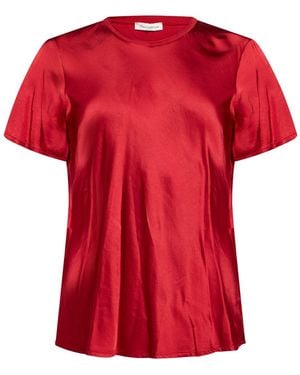 Manila Grace T-Shirt Viscose, Elastane - Red