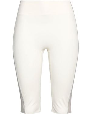 Reebok Ivory Shorts & Bermuda Shorts Polyamide, Elastane - White