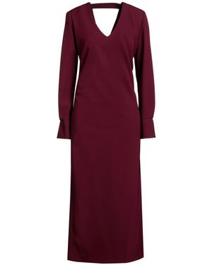 Shirtaporter Garnet Midi Dress Polyamide, Elastane - Purple