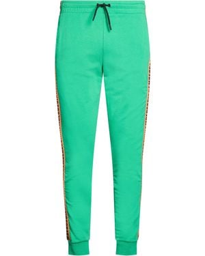 Bikkembergs Trousers Cotton, Elastane - Green