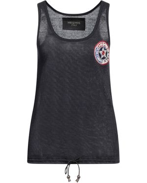 MR & MRS Tank Top - Black