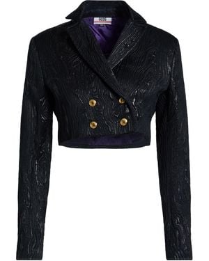 Gcds Midnight Blazer Acrylic, Polyester, Polyamide - Blue